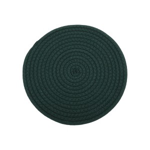 Unique Bargains Trivet Round Rope Woven Mat Cotton Non-woven Fabric 8.66"x8.66"x0.31" - 1 of 3