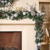 MOEPISY 9 Feet Pre-Lit Christmas Garland with Lights - 3 of 4