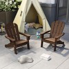 Tangkula 2PCS Kid's Adirondack Chair All-Weather HDPE Toddler Lawn Chair w/ Ergonomic Design - 2 of 4