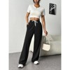 Garvee Womens Wide Leg Sweatpants Casual High Waisted Drawstring Baggy Lounge Sweat Pants with Pockets - 4 of 4