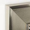 29" x 35" Pave Wall Mirror in Brushed Nickel - Head West: Modern Rectangular, Polystyrene Frame, No Assembly Required - 3 of 4