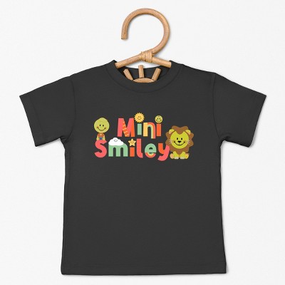 The Juniper Shop Mini Smiley Icons Lion Toddler Short Sleeve Tee