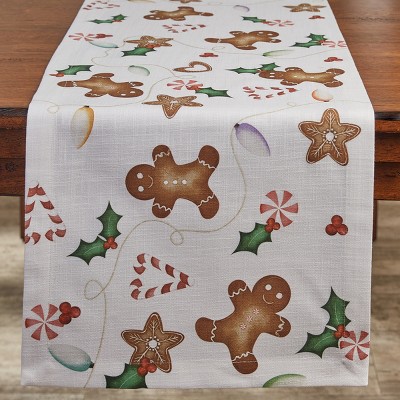 Split P Gingerbread Table Runner 15" X 72"