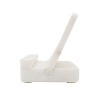 7.75" x 8.5" Kendal White Marble Premium Kitchen Cook Book Holder w/ Foam Feet - 4 of 4