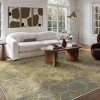 Abynow Geometric Modern Loomed Machine Washable Area Rug - 3 of 4