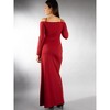 Jess by Meiko Women's Flower Embellishment Bodycon Off Shoulder Maxi Dress - 4 of 4