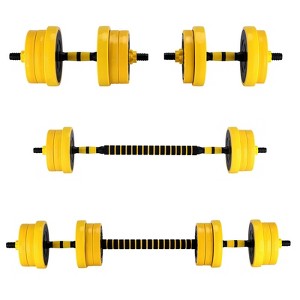 33 Lbs Pe Sand Filled Dumbbell Set -  (Without Handles),Strength exercise /Muscle group exercise - 1 of 4