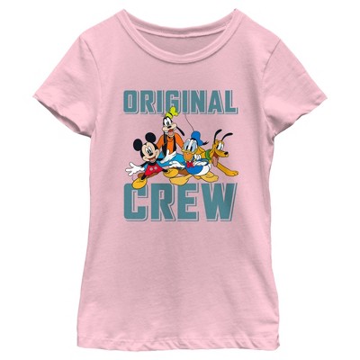 Girl's Mickey & Friends Original Crew T-shirt : Target