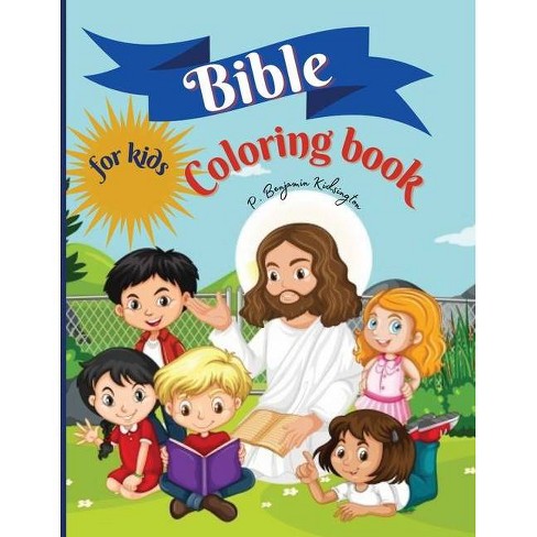 Download Bible Coloring Book For Kids Large Print By P Benjamin Kidsington Paperback Target