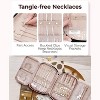 Travel Jewelry Organizer Bag, Portable Storage Case for Necklaces, Earrings, Rings and Bracelets, Black - 4 of 4
