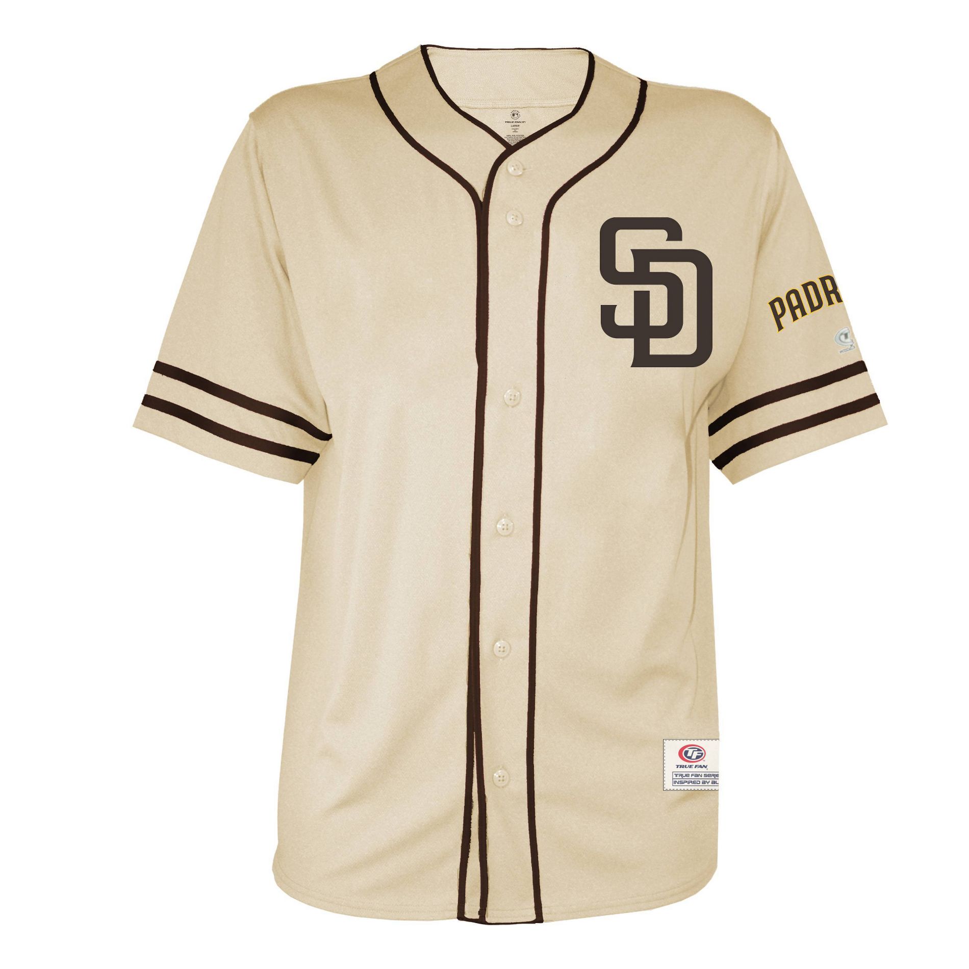 MLB San Diego Padres Men's Vintage Button Down Jersey