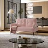 LIVAREEmlen Comfortable Monochrome Double Sofa,Corduroy Fabric,Suitable,for Living Rooms and Bedrooms - 2 of 4