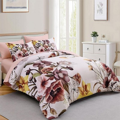 Hub Styler King Elegant Floral Bedding Set