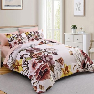 Hub Styler King Elegant Floral Bedding Set - 1 of 4