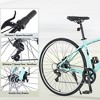 RISOKEYS 700C Hybrid Road Bike for Men & Women,7 Speed Hybrid Bike Aluminum Alloy Frame Double Disc Brakes , Lightweight Frame, Commuting, - 4 of 4