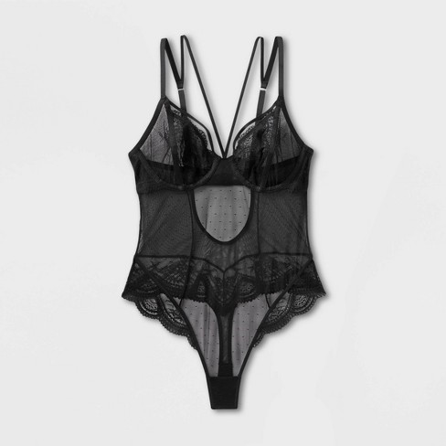 Women's Underwire Bodysuit - Auden™ Black Xl : Target