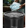 Napei Portable Ice Bath Tub with Cover for Athletes & Adults,105 Gallons,Black - 3 of 4
