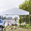 SKONYON 10' x10' Pop Up Canopy Tent Sun Shelter UV50+ Waterproof Canopy Top - 2 of 4