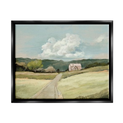 Stupell Industries Road Leading Home Countryside Mountain Landscape