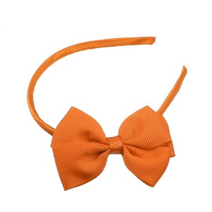 Unique Bargains Bow Headband Fashion Cute Polyester Hairband for Teenager 5.9x4.4 Inch - 1 of 4