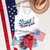 Simply Sage Market Women's Stars and Stripes Firework Racerback Tank - 3 of 4