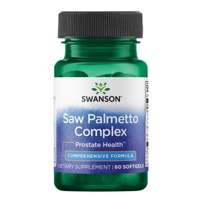 Swanson Herbal Supplements Saw Palmetto Complex Softgel 60ct.