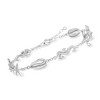 Ross-Simons Sterling Silver Sealife Anklet - 2 of 4