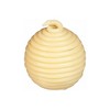 Candle by the Hour 60-Hour Round Candle Refill, Eco-friendly Natural Beeswax with Cotton Wick, Yellow Sphere - 2 of 4