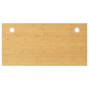 vidaXL Desk Top 43.3"x21.7"x1" Bamboo - 1 of 4