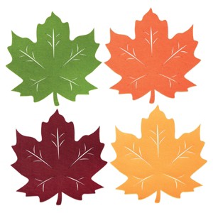 C&F Home Fall Leaf Chargers Set of 4 - 1 of 4