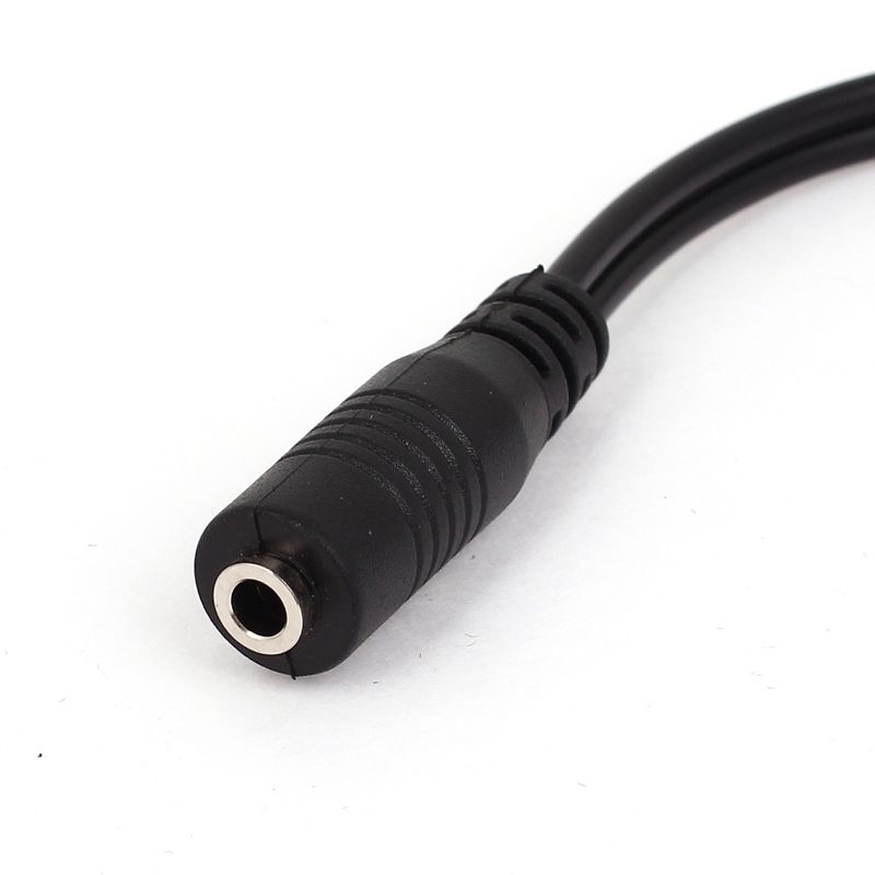 Unique Bargains 3.5mm Female Stereo to 2 RCA Male AV Audio Video MP3 Aux Cable Cord Adapter, 4 of 5