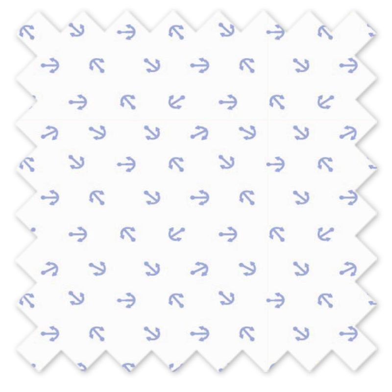 Bacati - Little Sailor Blue/Navy Curtain Panel, 4 of 6