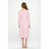 WEST K Women's Charlee Long Sleeve A-line Knit Dress with Pockets - 4 of 4