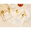 REGALWOVEN 24 Piece Stainless Steel Floral Flatware Set Silverware Set for 6 - 4 of 4