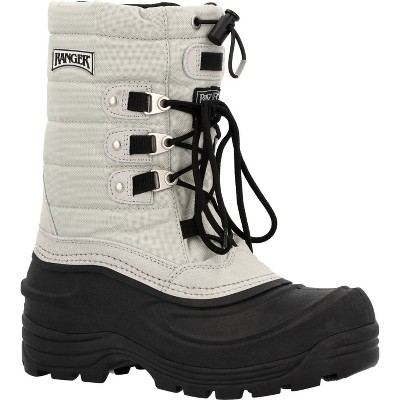 Women's Ranger Tundra II 11" Women's Thermolite Winter Boots, White & Black