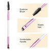 Unique Bargains Soft Double Heat Angled Eyebrow Brush Eyelash Extension Brush for Women Eye Makeup - 2 of 4