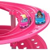 Hot Wheels RacerVerse Barbie Spiral Race Playset with Barbie “Malibu” & Barbie “Brooklyn” Toy Car - image 4 of 4