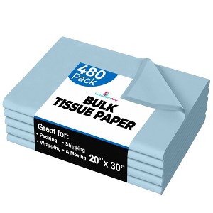 Crown Display Bulk Tissue paper 20 Inch. x 30 Inch. 480 count - 1 of 4