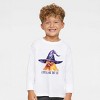 The Juniper Shop Chick Or Treat Watercolor Distressed Toddler Long Sleeve Tee - 3 of 4