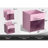 Sorbus 13 Inch 6 Pack Collapsible Fabric Storage Bins with Clear Window - for Organizing Clothes, Toys, Books, Shelves, Closets & more - 3 of 4