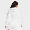 Women's Self Love Club Graphic Hoodie Sweatshirt - White - image 2 of 3