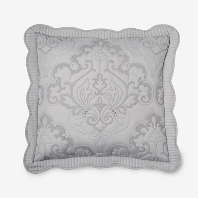 BrylaneHome Amelia Euro Sham - Euro, Grey