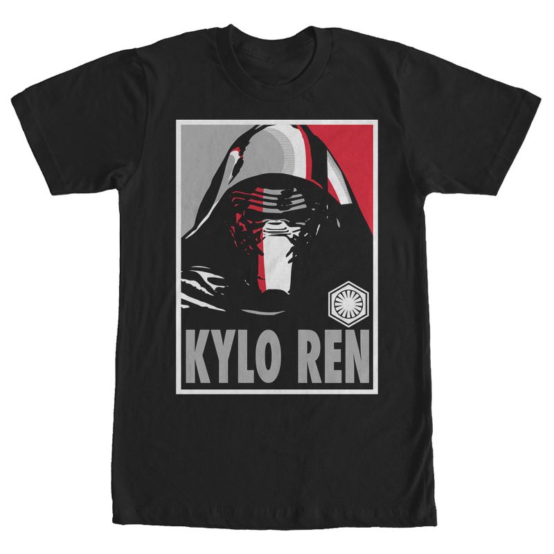 Men's Star Wars The Force Awakens Kylo Ren Poster T-Shirt, 1 of 5