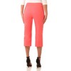 Rekucci Women's Ease into Comfort Capri with Button Detail - 3 of 4
