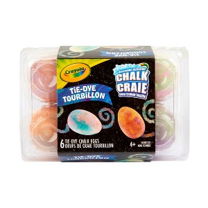 Crayola 6ct Tie Dye Egg Chalk - 1 of 4