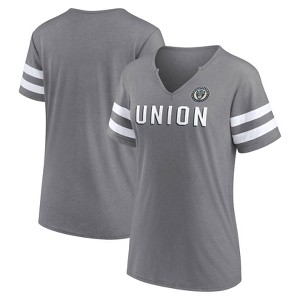 MLS Philadelphia Union Women's Gray Split T-Shirt - 1 of 3