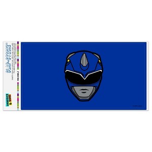 Power Rangers Blue Ranger Helmet Automotive Bumper Sticker - 1 of 4