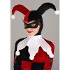 HalloweenCostumes.com Deluxe Harley Quinn Costume for Kids, Red & Black Jumpsuit & Mask for Super Villain Outfit & Comic Cosplay - 2 of 4
