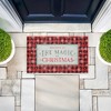 Stupell Industries Magic of Christmas Red Plaid Printed Outdoor Door Mat, design by Chad Barrett, 18"x30" - 3 of 4