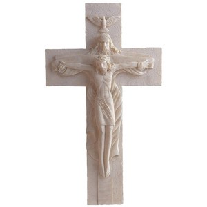 FC Design 15.5" Jesus Cross Atrio with God Crucifixion Holy Sculpture Religious Wall Decoration - 1 of 3